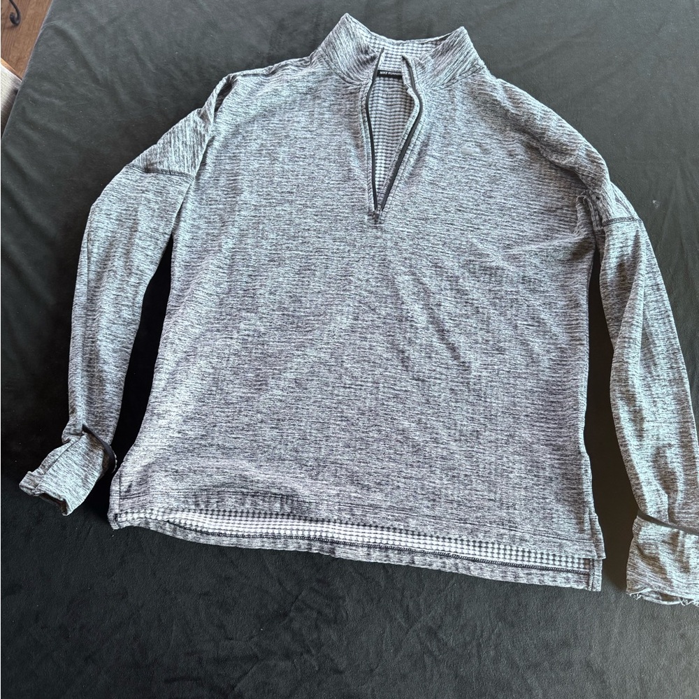 Women’s Heather Gray Quarter-Zip Sweater
